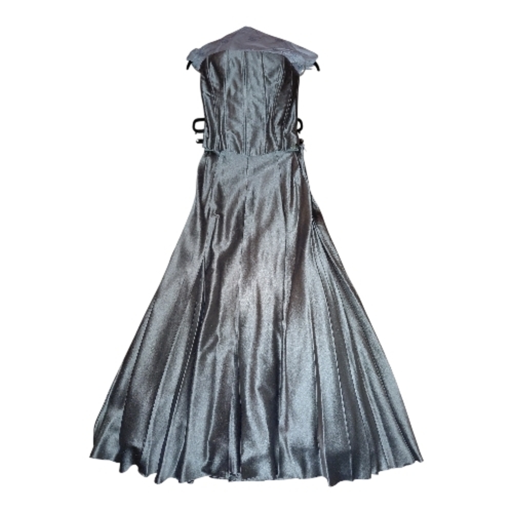 2 Day Sale ....Strapless Metallic Gold Evening Gown